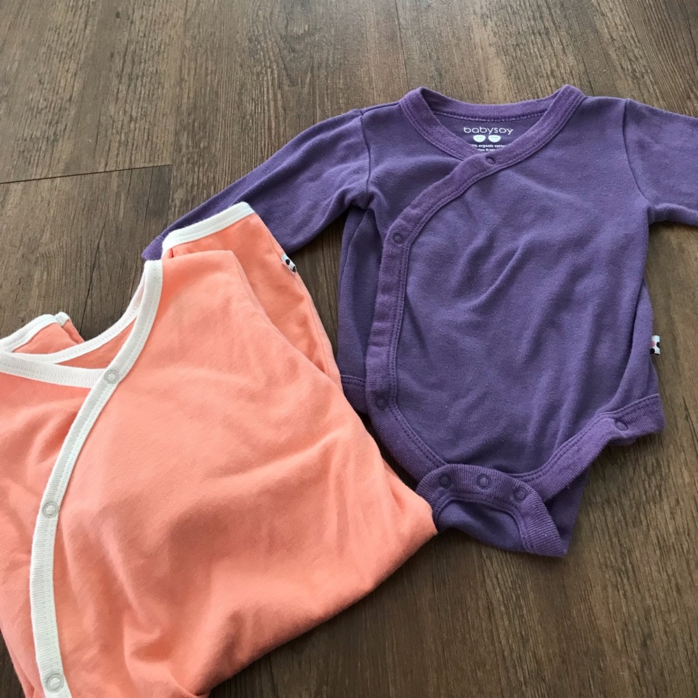 Baby soy organic clothes set